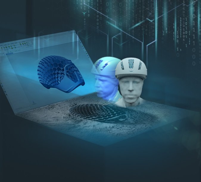Industrialization of additive manufacturing enables mass production of customized helmets